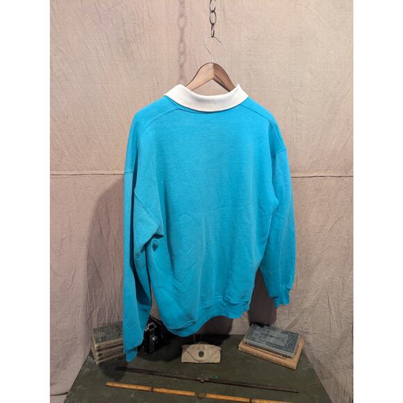 Vintage 1990 Running Horses Sweatshirt Pullover XL Jerzees WMNS - Picture 3 of 6